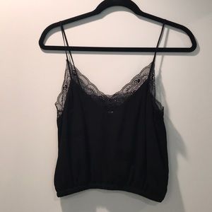 Aritzia agyness tank in BLACK